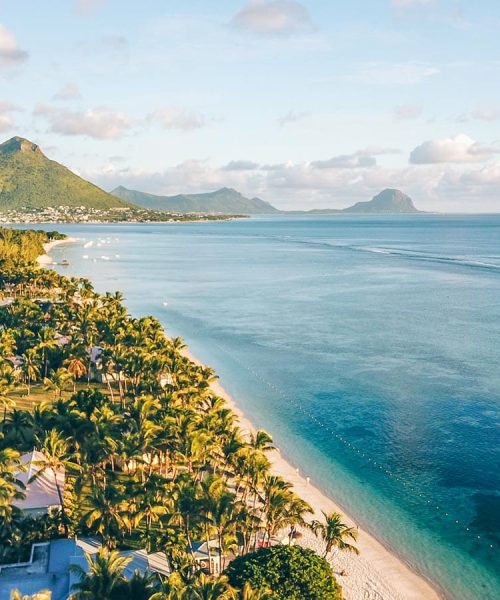 village of flic en flac in Mauritius