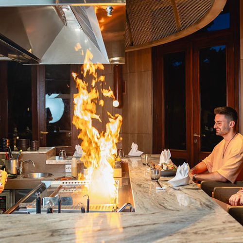 teppanyaki live cooking