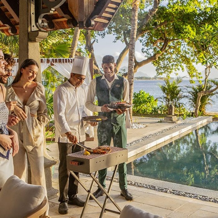 barbecue in the Presidential Villa